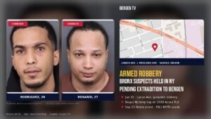 Two Bronx Men Charged in Saddle Brook Lanza Ave. Armed Robbery — Held in NY Pending Extradition