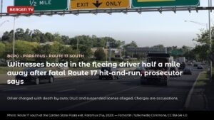 Witnesses Boxed In Driver After Fatal Paramus, N.J., Hit-and-Run