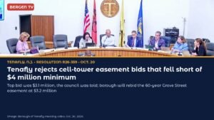 Tenafly, N.J., Rejects Cell-Tower Bids Under $4M, Will Rebid at $3.2M